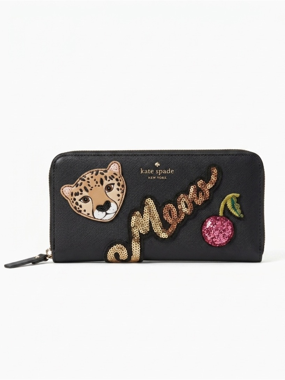 Kate Spade Run Wild Leopard Neda Continental Wallet